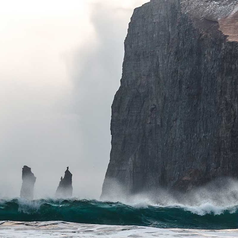 The Giant and the Witch seen from Tjørnuvík